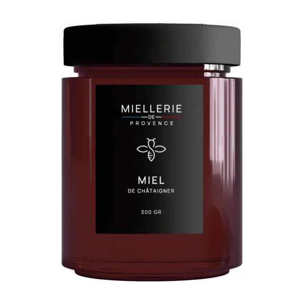 Miellerie de Provence - 300gr - Miel de châtaignier - square