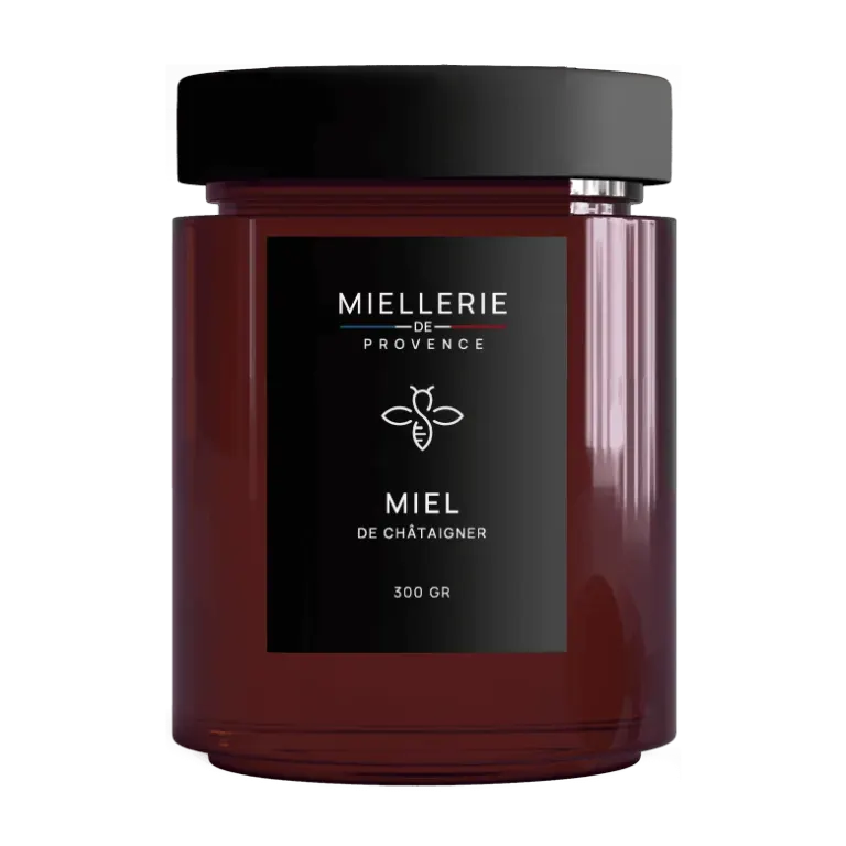 Pot de miel de châtaignier Miellerie de Provence, 300 g