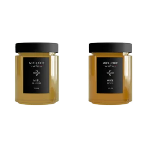 Duo miel de lavande et miel de thym, 2 pots de 300 g
